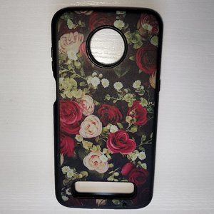 Motorola Z3 Play Floral Roses Hardshell Case